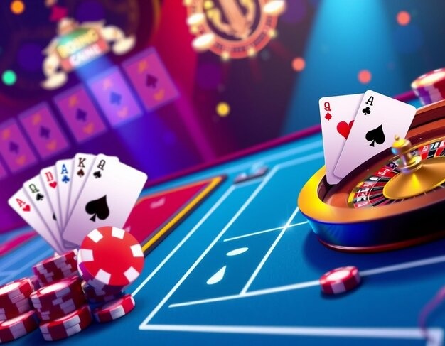 khusus 303 live casino studio with multiple HD table feeds and professional dealers