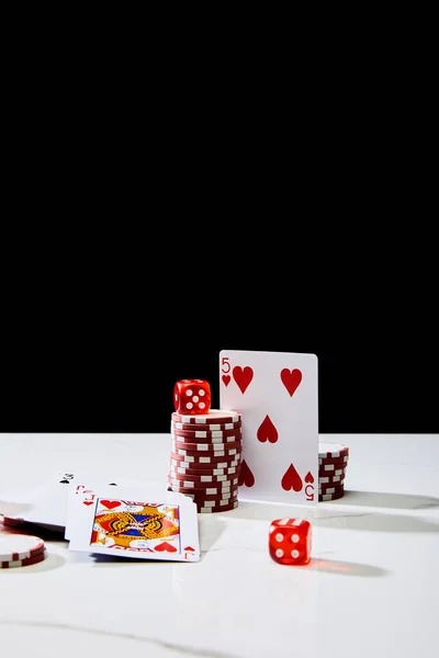 khusus 303 mobile app showing Three Card Poker betting interface with fold and raise buttons